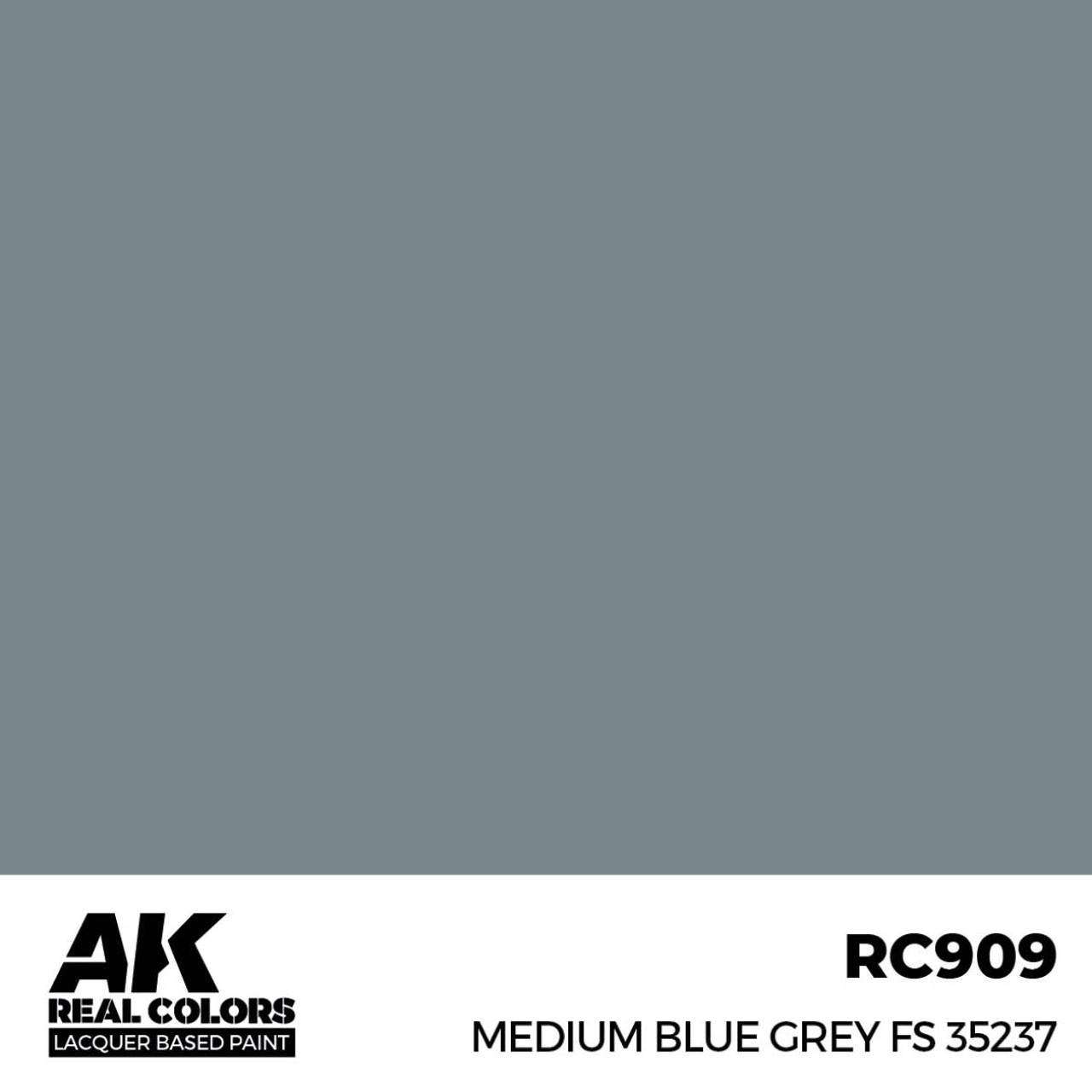 AKIRC909 AK Interactive Real Colors Medium Blue Grey FS 35237 17 ml. at MRS Hobby Shop, Sandy Utah, 84070