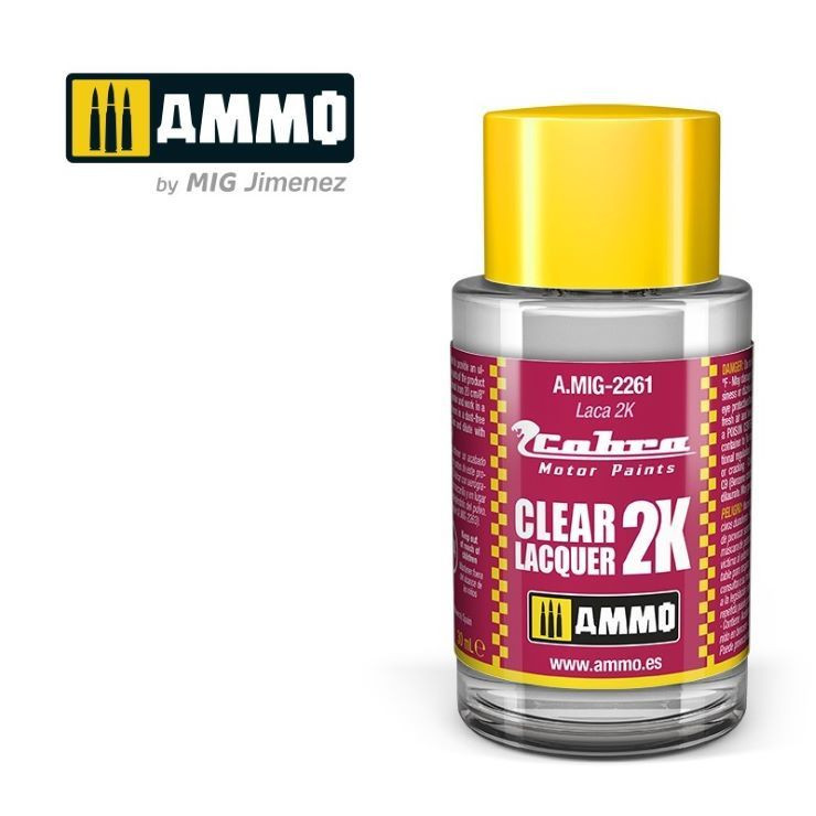 AMM2261 Cobra Motor: Clear Lacquer 2K 30ml Bottle
