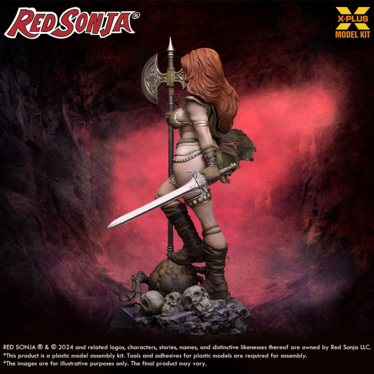 XPM200265 X-Plus 1/8 Scale Red Sonja Plastic Model Kit (CN)
