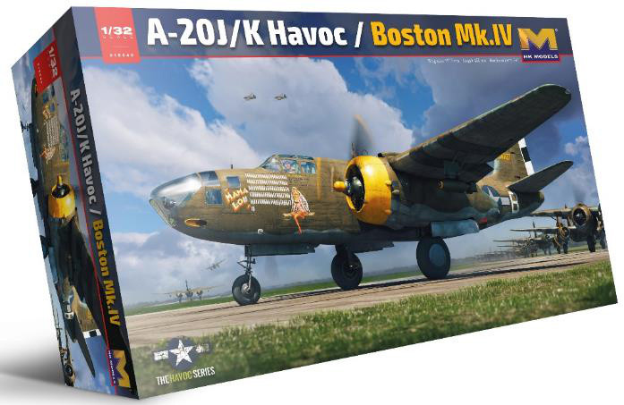 HKM01E040 HK Models 1/32 A-20J/K Havoc / Boston Mk.IV Special Edition (free nose weight and metal landing gear) 4897041570519