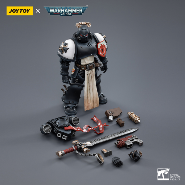 JT7585 Joy Toy 1/18 Black Templars The Emperors Champion Rolantus