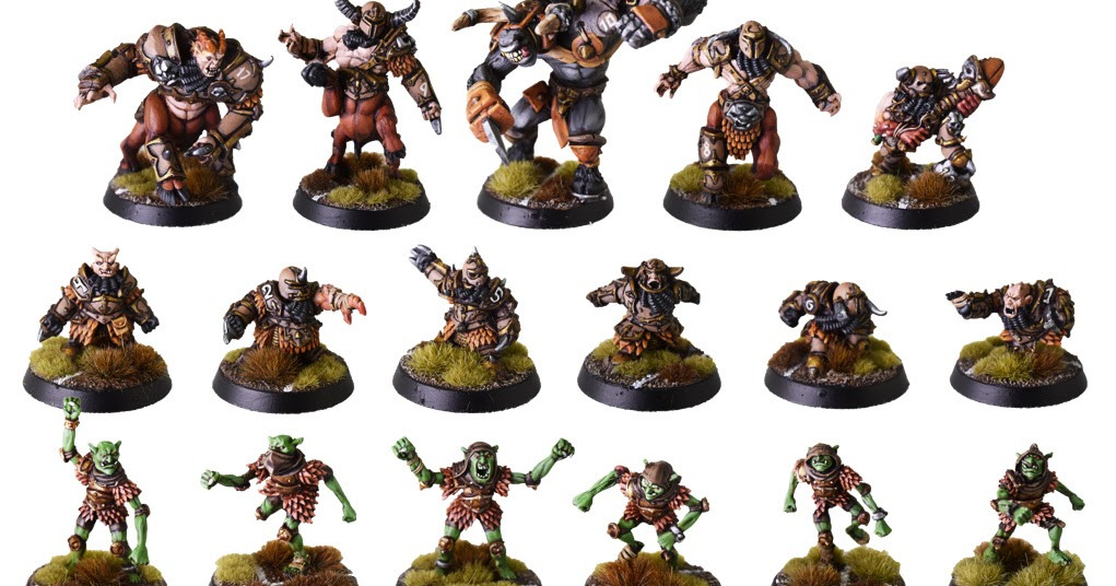GW201-11 BLOOD BOWL: CHAOS DWARF TEAM