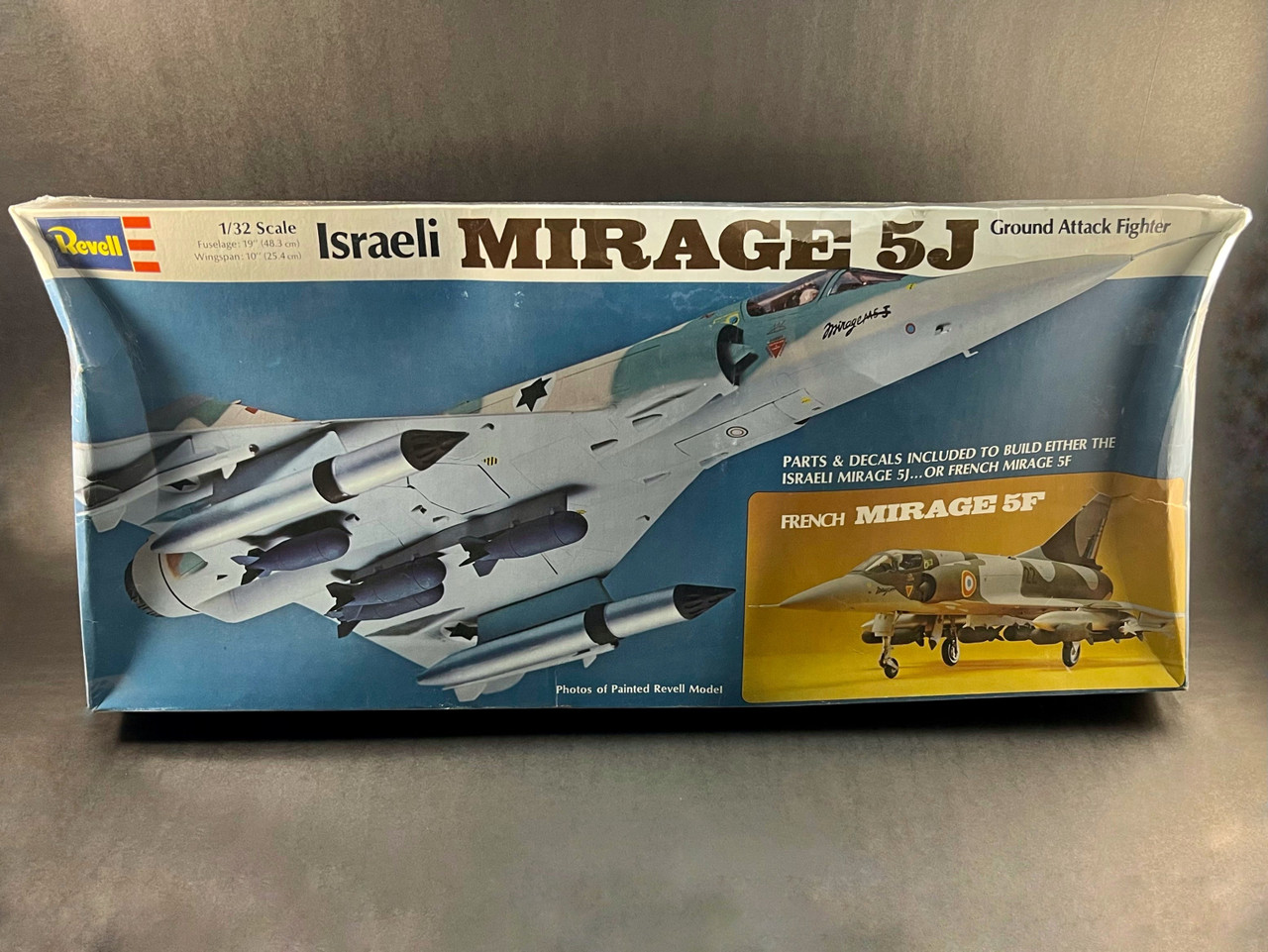 RMXH155 Revell 1/32 Israeli Mirage 5J / French Mirage 5F Ground Attack Fighter