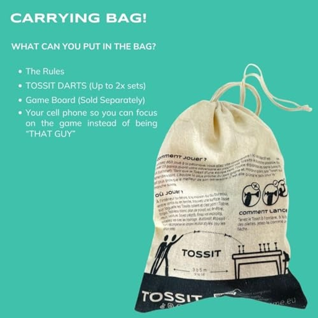 TSS474501 TOSSIT Game Suction Cups  Dart Toss (Red, Cian  lite blue, yellow)