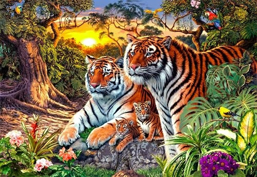 SBP33-70561 HIDDEN TIGERS 400 pc PUZZLE