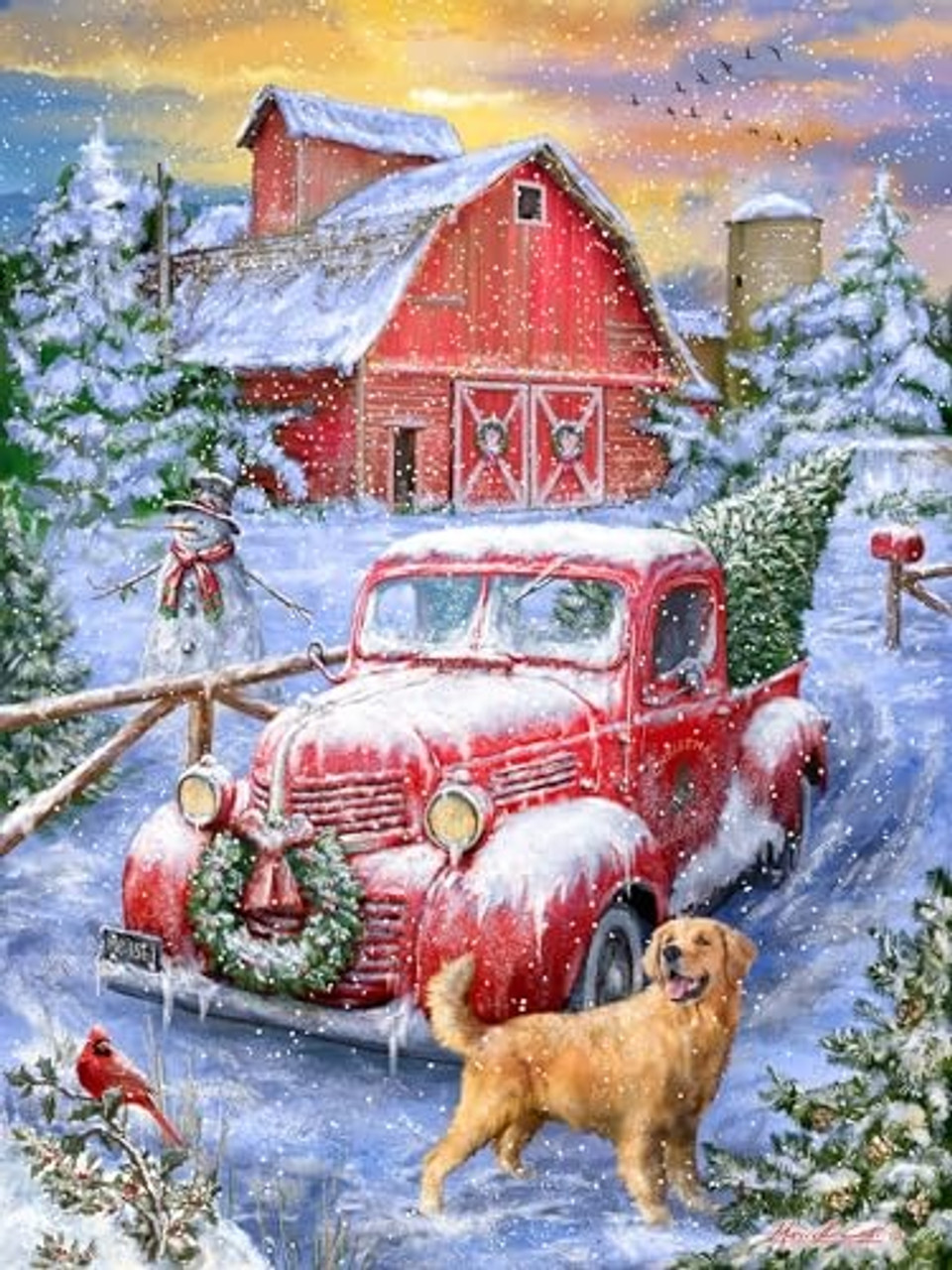 SBP33-01694 HOLIDAYS ON THE FARM  500PC