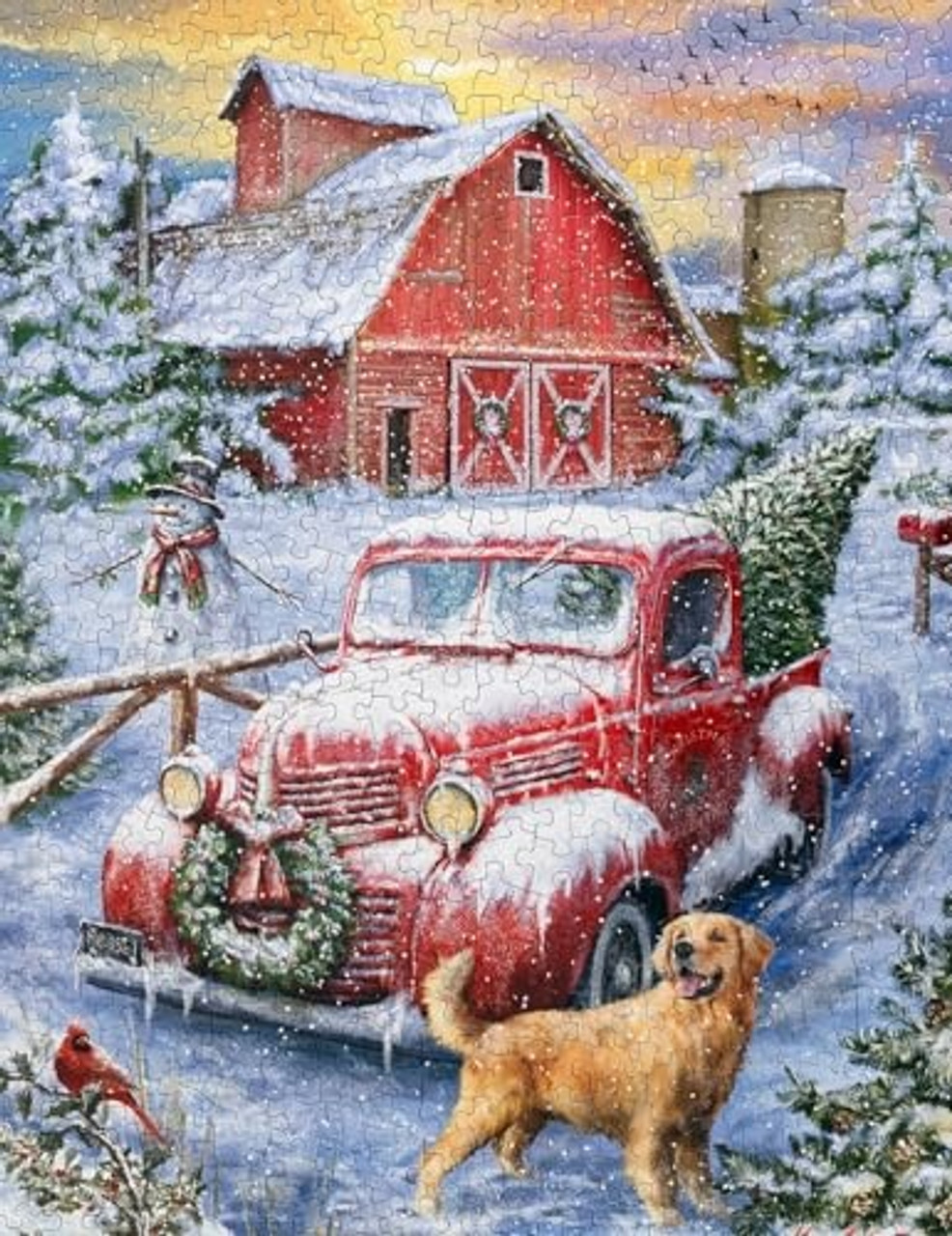 SBP33-01694 HOLIDAYS ON THE FARM  500PC