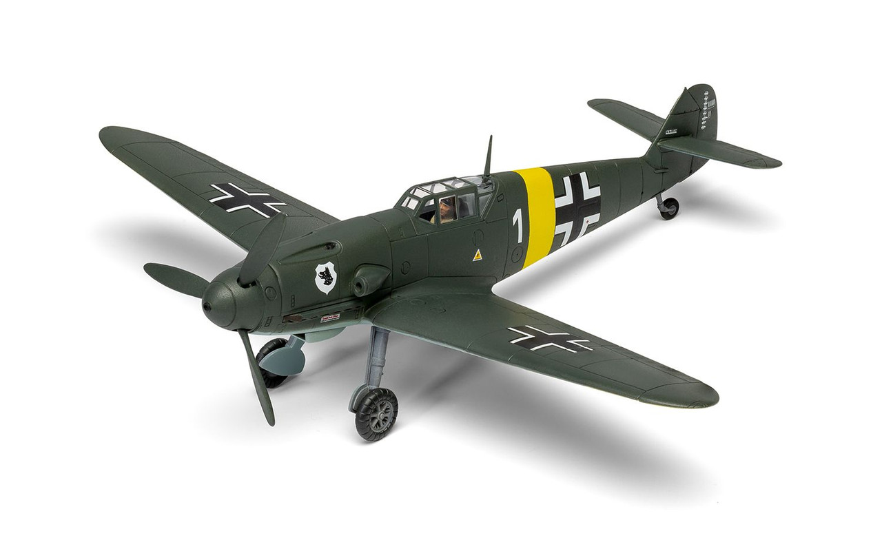 ARX55014 Airfix 1/72 Messerschmitt Bf109F4 Small Starter Set w/paint & glue A55014