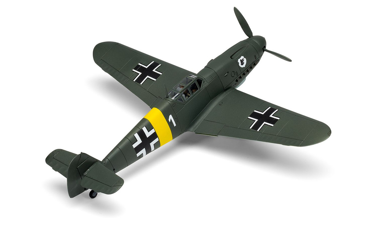 ARX55014 Airfix 1/72 Messerschmitt Bf109F4 Small Starter Set w/paint & glue A55014