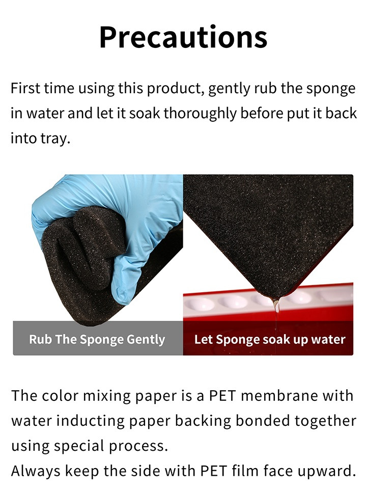 DSP-MP-01-PRO DSPIAE PRO Poseidon Moisturizing Color Mixing Box for Acrylic Paints