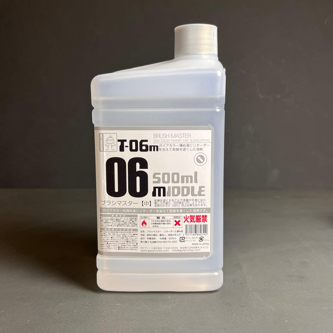 GANT06M GaiaNotes - Gaia T-06m Volume: 500ml (17 oz.) Brush Master Lacquer Thinner