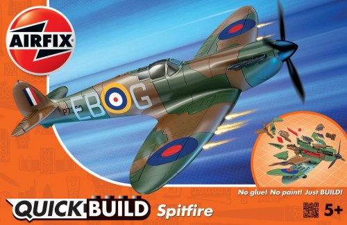 ARXJ6000  Airfix QUICK BUILD Spitfire Fighter (Snap)