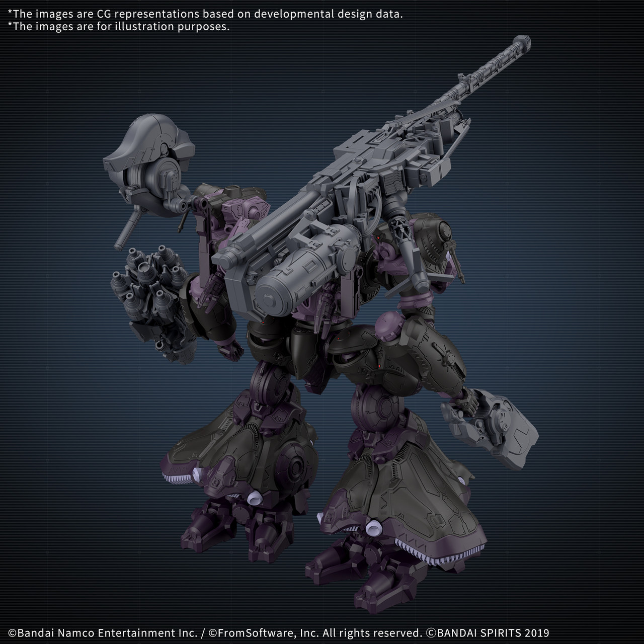 BAN2762151 Bandai 30 Minutes Missions x Armored Core VI Arquebus ADD VE-40A V.II Snail's Open Faith 30MM