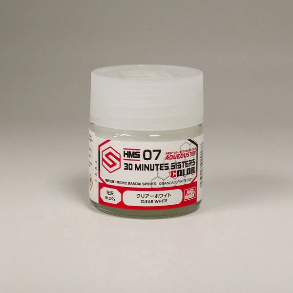GNZHMS07 Mr. Hobby H-30MS COLOR CLEAR WHITE