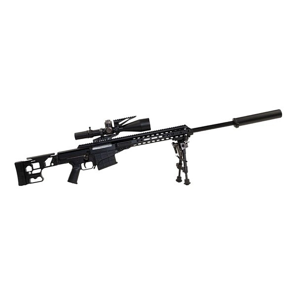 GOAMK22-BLACK  1/4 Scale Die Cast Barrett MRAD MK22 Model, Black