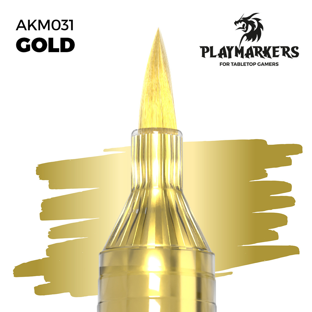 AKIM031 Playmarkers : Gold Acrylic Gamers Paint