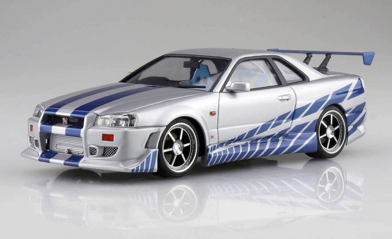 AOS06795 Aoshima 1/24 Movie Mecha #WS-02 1/24 Fast & Furious R34