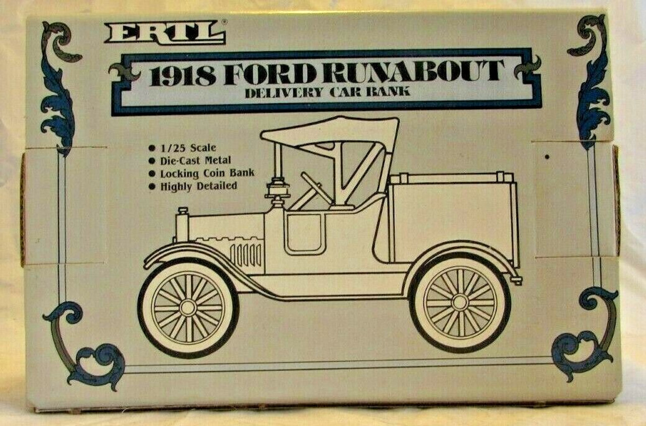 ERT2105  Collection Coast to Coast 1918 Ford Runabout Delivery Car Bank