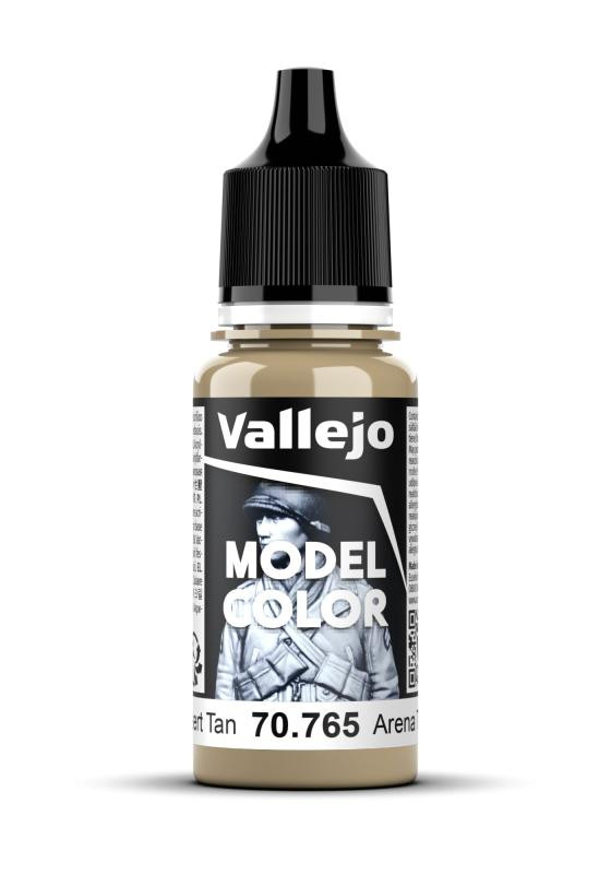 VLJ70765 Vallejo Model Color 140 - Desert Tan (18ml)