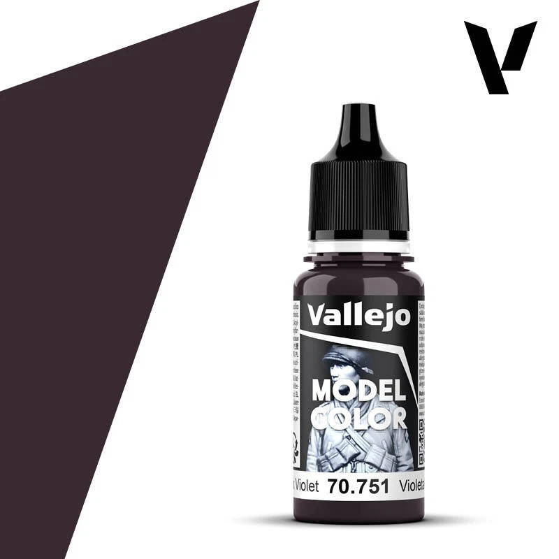VLJ70751 Vallejo Model Color 054 - Black Violet (18ml)
