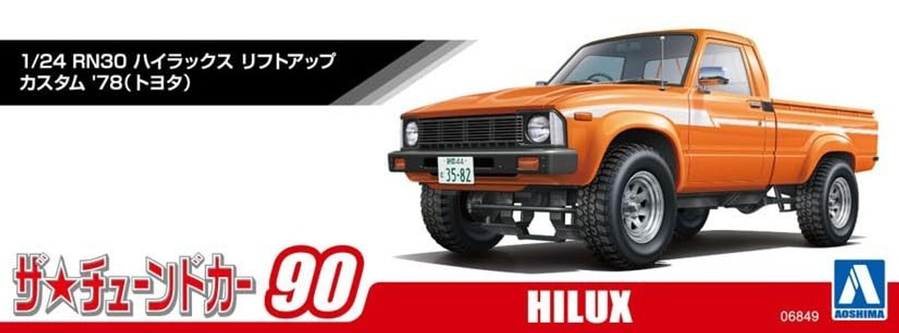 AOS06849 Aoshima 1/24 Tuned Car #90 RN30 Hilux Lift Up Custom'78(Toyota)