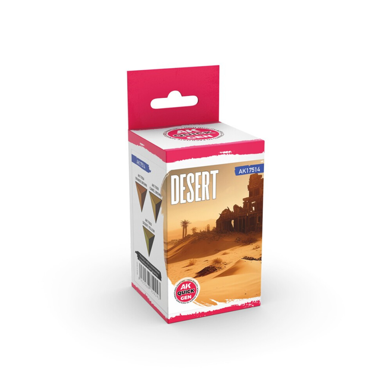 AKI17514 Quick Gen: Desert Acrylic Paint (3 Colors) 18ml Bottles
