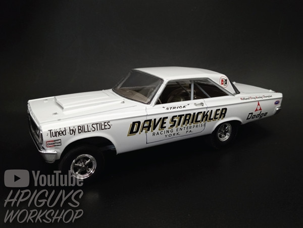 MOE2451 1/25 Dave Strickler 1965 Dodge Altered Wheel Base Funny Car (Ltd Prod)