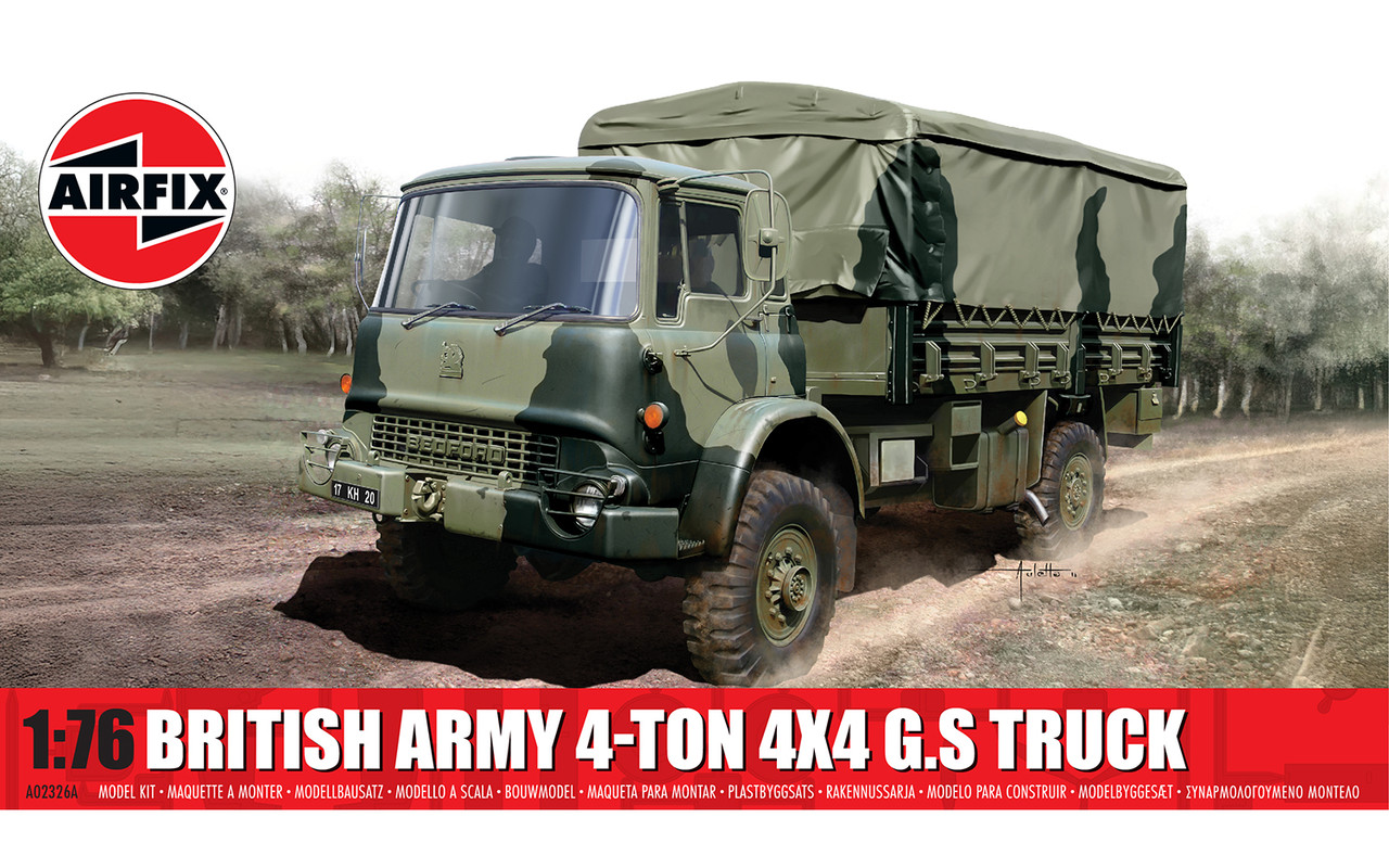 ARX2326 1/76 Airfix British Army 4-ton 4 x 4 GS Truck