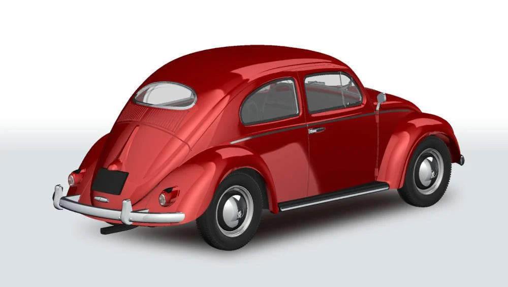 AOS06801 Aoshima 1/32 SNAP KIT #20-RR Volkswagen Beetle (Ruby Red)