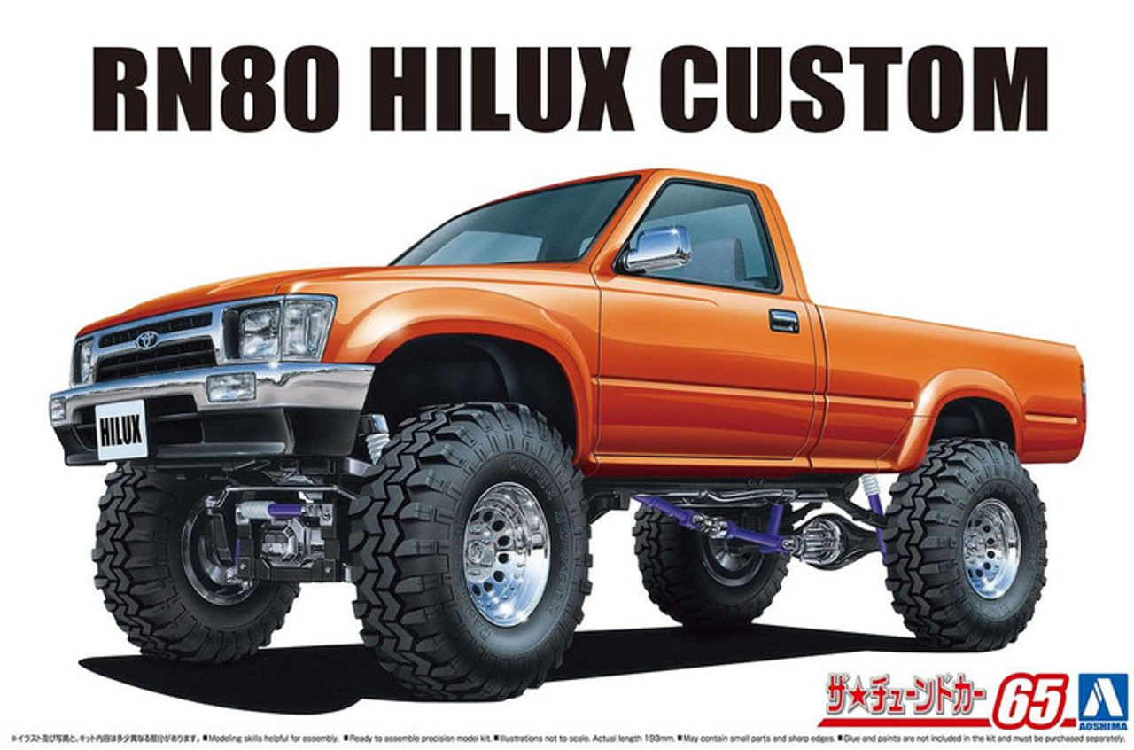 AOS20229 Aoshima 1/24 RN80 Hilux LONGBED LIFTUP '95 Toyota