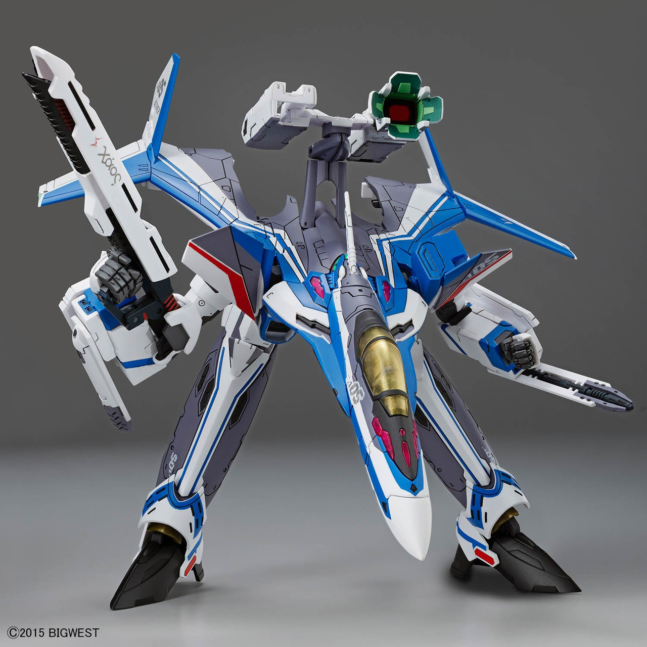 BAN2812836 Bandai HG 1/100 Vf-31J Siegfried (Hayate Immelmann Use) Deluxe Set "Macross"