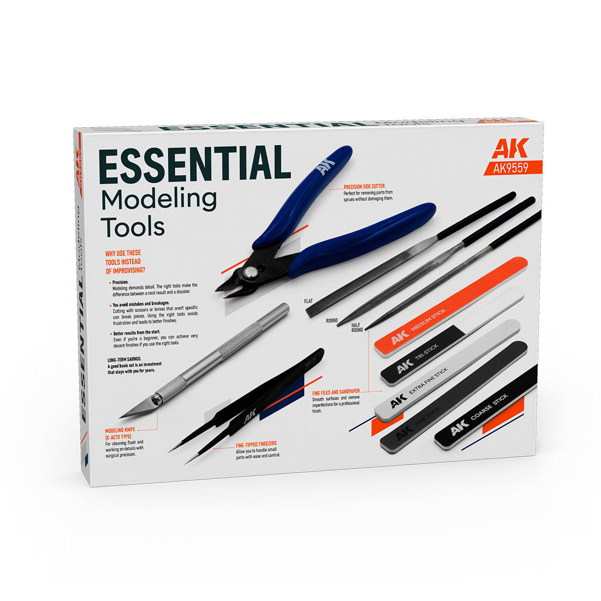 AKI9559 AK Interactive Essential Modeling Tools