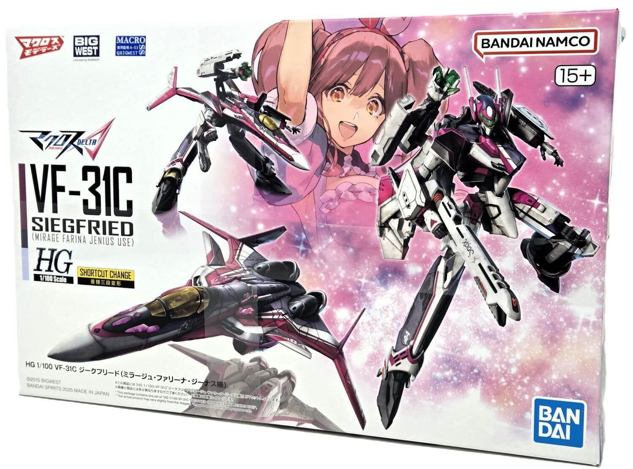 BAN2826481 Bandai HG 1/100 VF-31C Siegfried (Mirage Farina Jenius Use) "Macross"