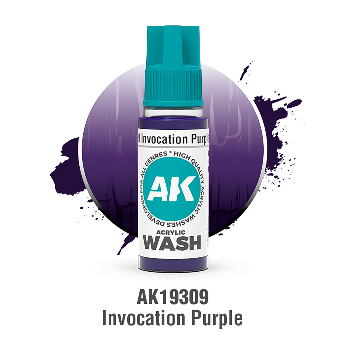 AKI19309 AK Interactive Invocation Purple Wash 18ml