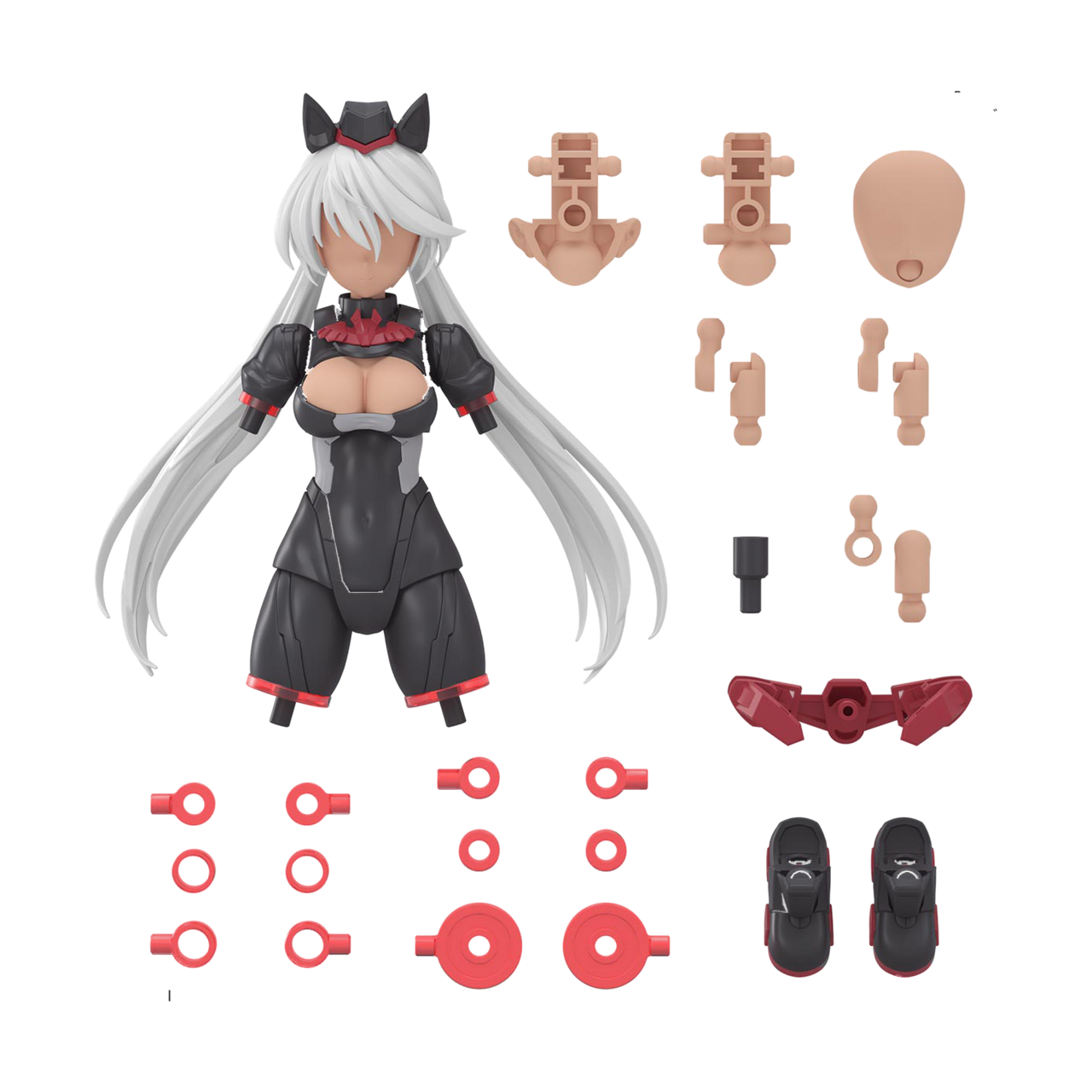 BAN2753042 Bandai 30 Minutes Sisters Option Parts Set 18 (Sergeant Costume) [Color C] 30MS