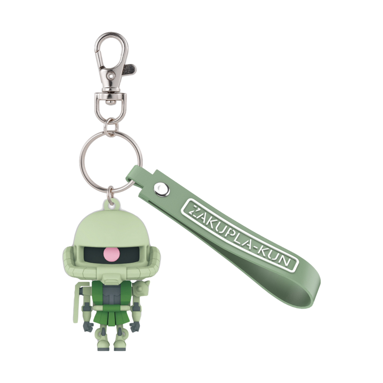 BAN2777890 Bandai Zakupla-Kun 3D Rubber Mascot Keychain "Mobile Suit Gundam"