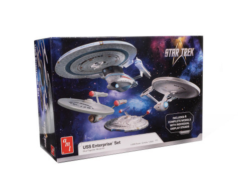 AMT1485 AMT 1/2500 Star Trek U.S.S. Enterprise Four Ship Set