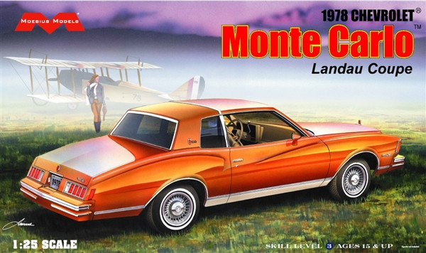 MOE2330 Moebius 1978 Chevrolet Monte Carlo Landau Coupe 1/25th Scale