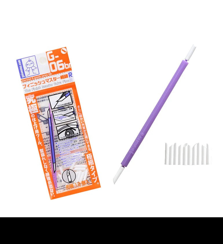 Gaianotes Finish Master Extra-Fine R Includes  1 Plastic Handle  10 Foam Tips