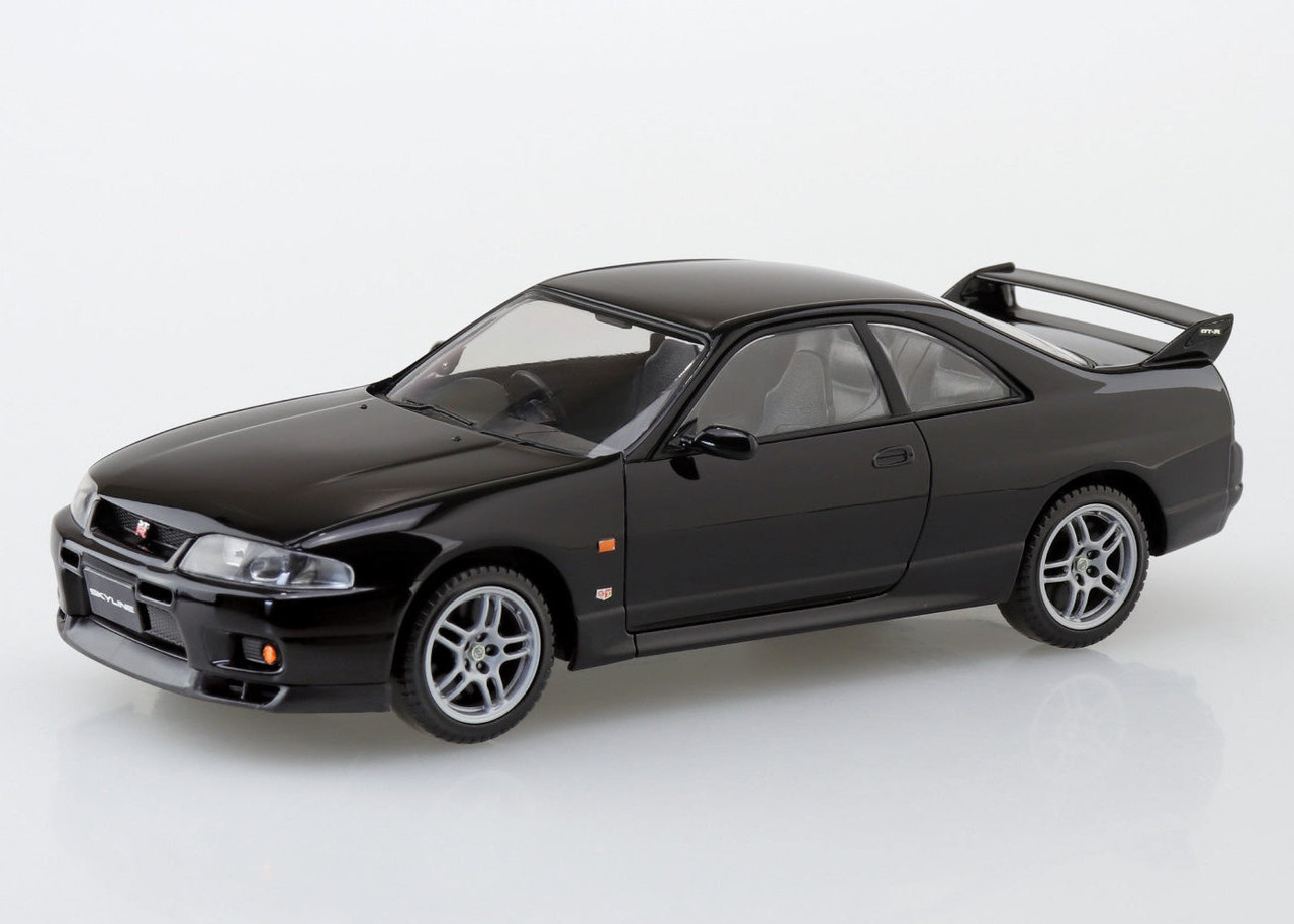 AOS20037 Aoshima 1/32 SNAP KIT #21-BK Nissan R33 Skyline GT-R (Black)