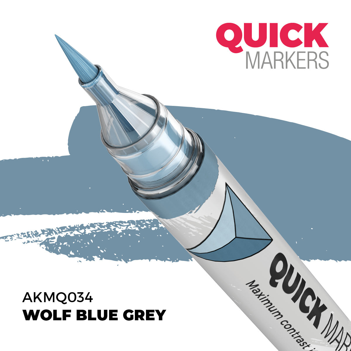 AKIMQ034 AK Interactive Wolf Blue Grey - Quick Marker