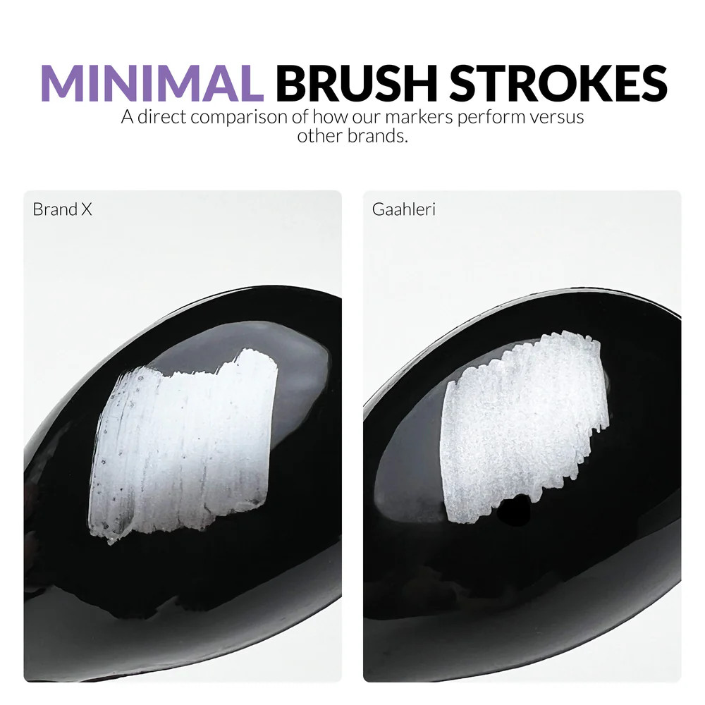 GAA45091 Gaahleri Metallic Series Markers Flashy Gold 2-pack