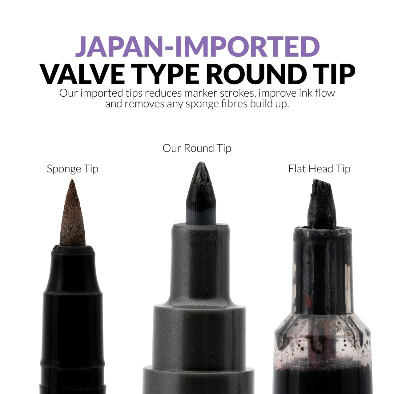 GAA45077 Gaahleri Metallic Series Markers Dark Gold 2-pack