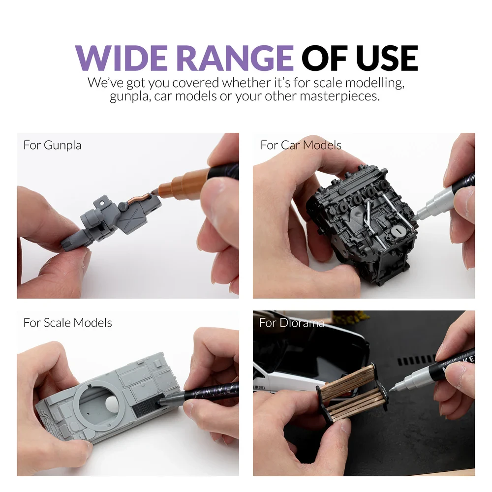 GAA45060 Gaahleri Metallic Series Markers Red Copper 2-pack