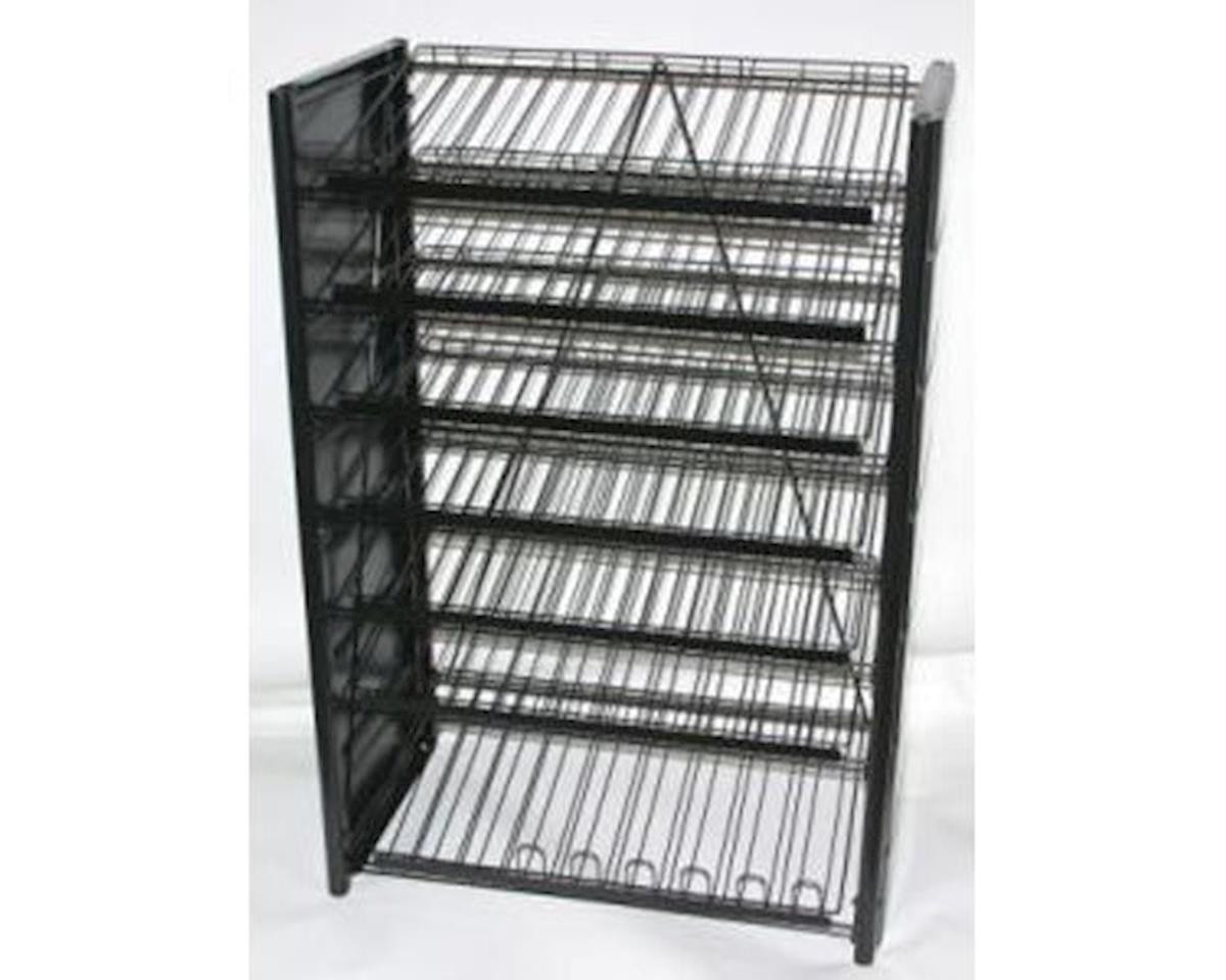 SO) Tamiya 7 Shelf Spray Can Paint Rack Stand (Black) - MRS Hobby Shop
