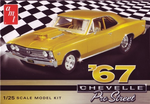 876 Chevy 1967 Chevelle Pro Street 1/25