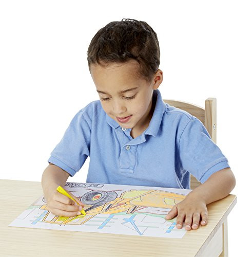 JUMBO COLORING PAD - BLUE
