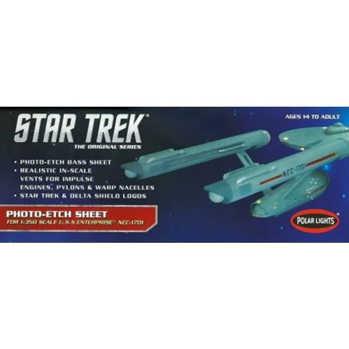 AMT MKA009/12 Star Trek 1/350 USS Enterprise Photoetch