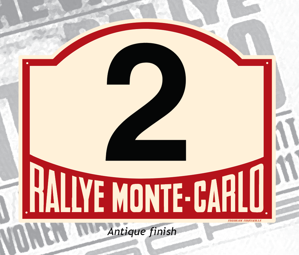 32122 Monte Carlo Rally Plates