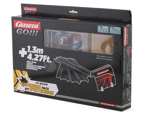 Carrera GO!!! 1/43 GT Racer Straight Track Extension Set (4) w/Ferrari 296 GT3